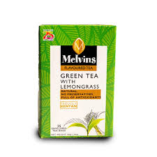 Melvins Green & Lemon Grass Tea Bags 25'S